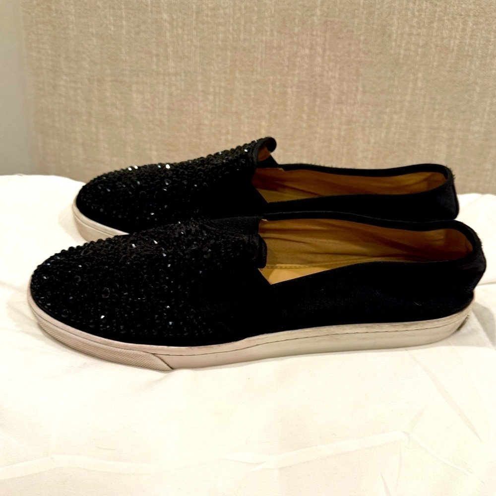 **✨ INC Sammie Slip-On Sneakers – Black Sparkle – Size 9.5 ✨** - Picture 2 of 6